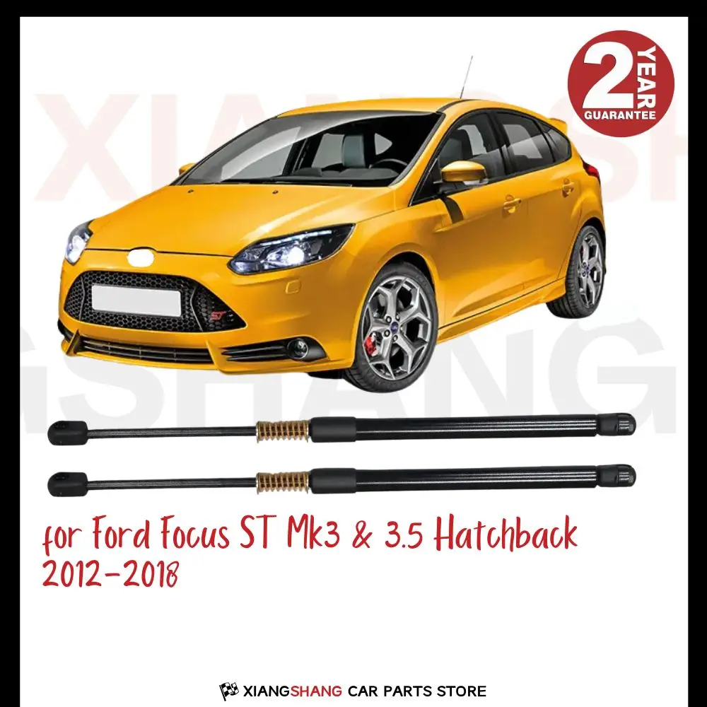 

2 шт. демпфер задней двери багажника для Ford Focus ST Mk3 и 3,5 хэтчбека 2012-2018 с пружинными газовыми стойками багажника, подъемная опора