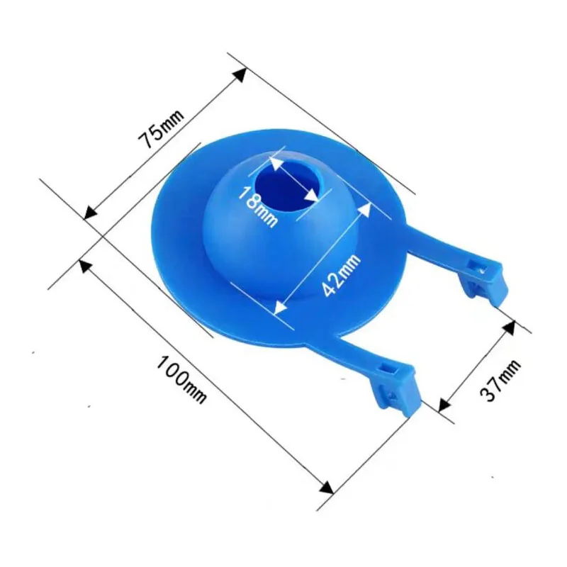 7.5cm quality rubber drain valve toilet tank fittings toilet seal Pusey water stop valve cover shoot with metal chain