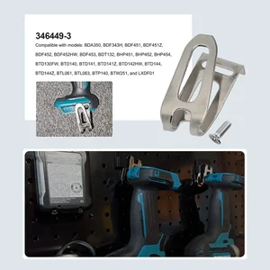 Tragbarer elektrischer Brook -Gürtelhaken für Makita/Bosch/Dewalt/Milwaukee/Royobi/Worx 18V 20V Bohrer Wireless Key Halter Clip Hooks 10 Hauptverkäufe Worx Havel - №8