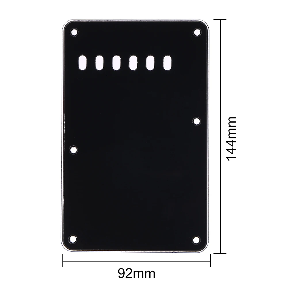 Guitar Bass Instrument Accessories 6 Holes Guitar Tremolo Cavity Cover Back Plate for Fender ST SQ Electric Guitar