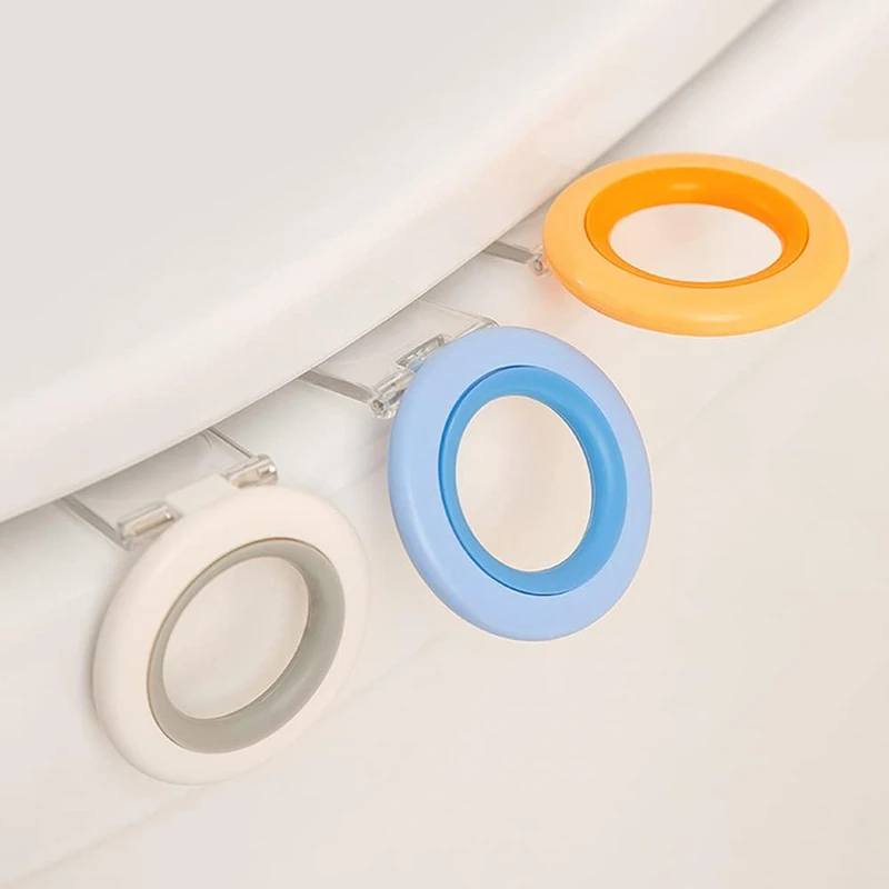 New 1/2/4pc  Multifunction Toilet Seat Lifter Hygienic No Touch Toilet Lid Handle Bathroom WC Accessories
