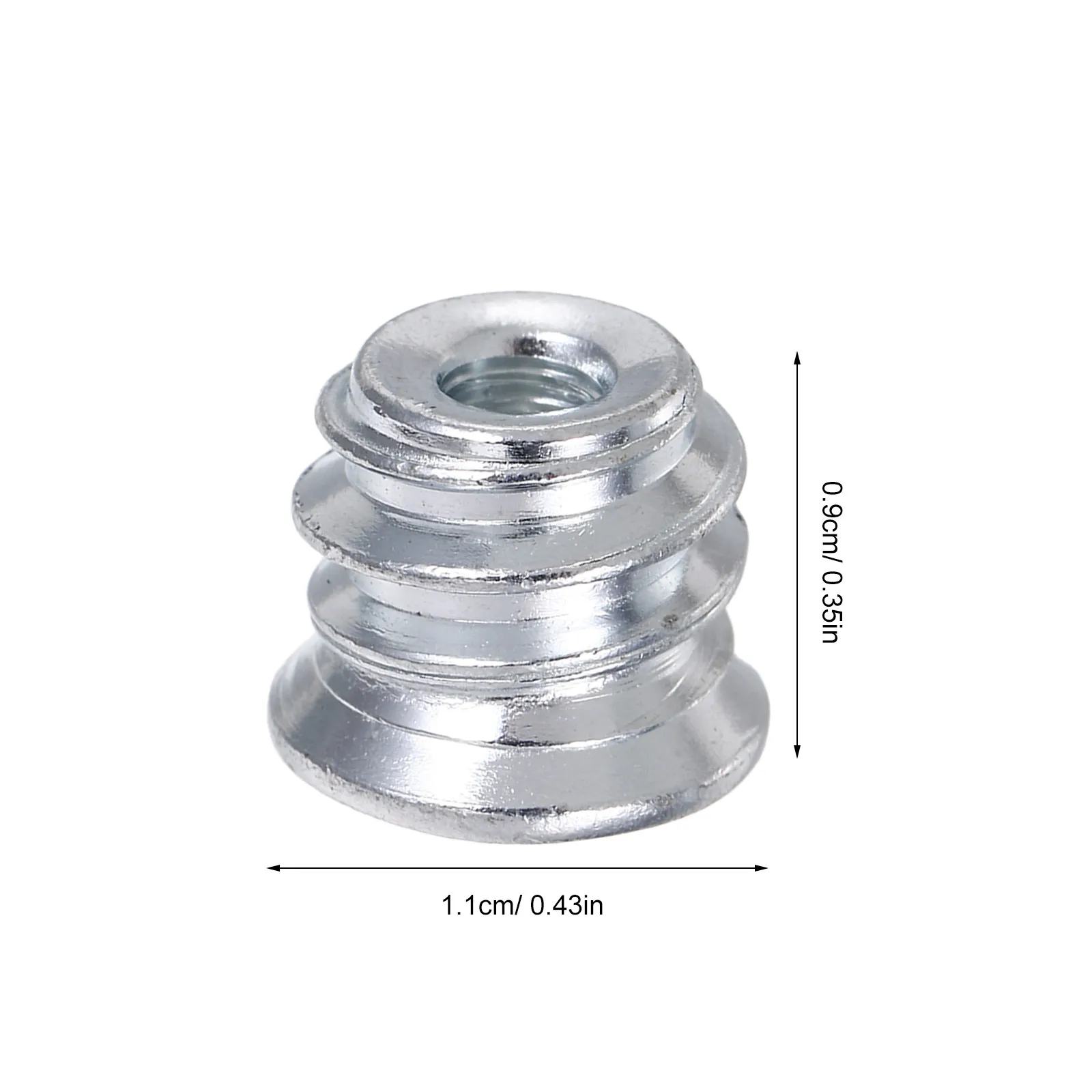 Afbeelding 7: 100 Stuks Houten Meubels Schroefdraadinserts Verzinkt Koolstofstaal Hex Socket Schroef-in Moer Connectors voor Kast Montage Reparatie