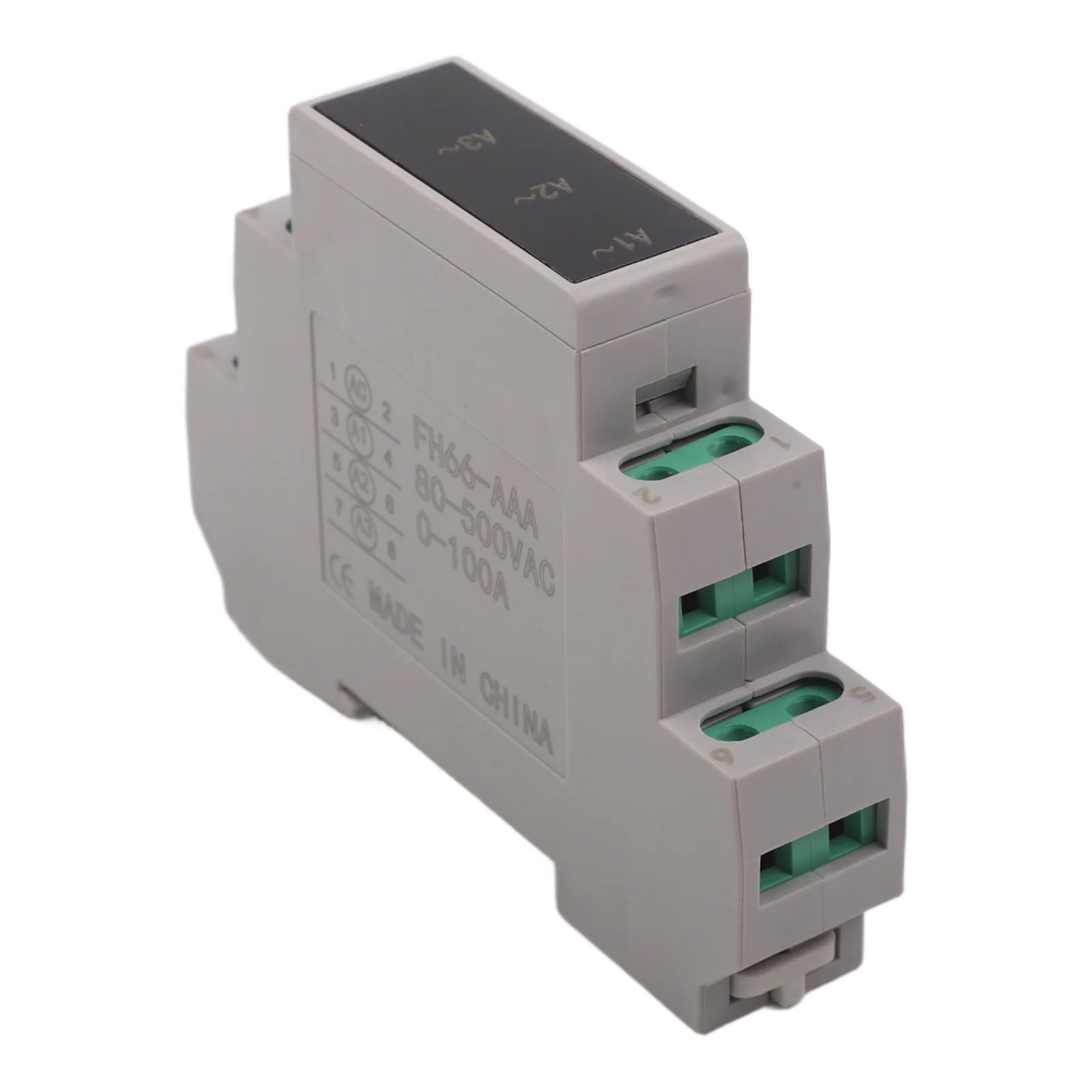 For Power Distribution Monitoring Three Phase Ammeter Compact Electrical Measuring Device Current Meter Digital Display