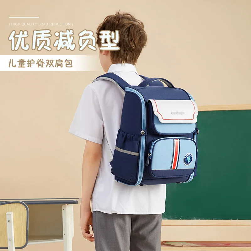 Kids School Bag Children Backpacks Grades 1-6 Primary Student Waterproof Schoolbag Girls and Boys Flip Japan Randoseru