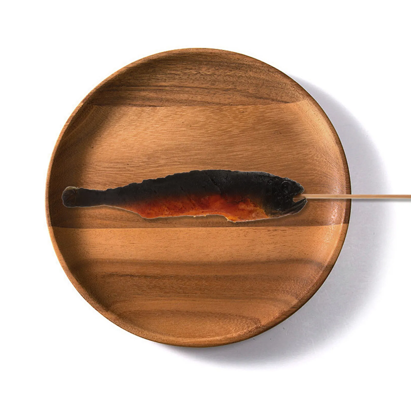 Réplica Realista de Pez Croaker Amarillo Asado y Frito, Ideal para Exhibición en Restaurantes Japoneses, Barbacoas, Centros Comerciales y Fotografía de Alimentos