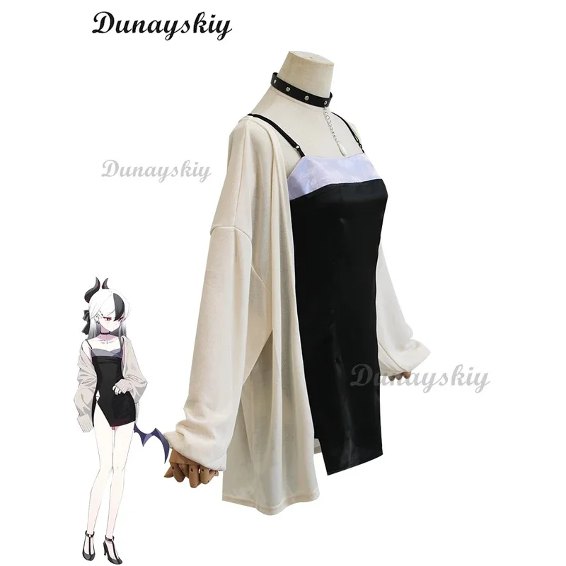 

CyAnime Blue Archive onikata Kayoko Косплей Костюм Одежда Головные уборы сексуальное черное платье со свитером сексуальное платье парик головные уборы cos