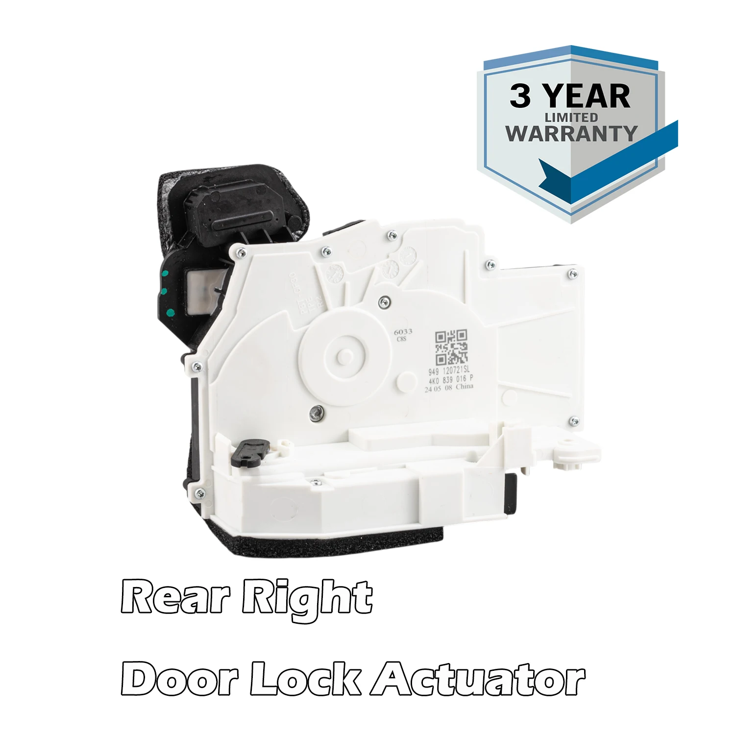

Rear Right Door Lock Actuator 4K0839016P For AUDI A6 C8 2018-2026,A7 Sportback 2017-2026,Q8 2018-2026