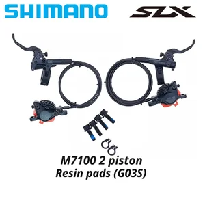 Shimano-Ideore XT, SLX, M6100, M6120, M7100, M7120, M8100, M8120, 2 or 4 Piston, original for Mountain Bike, MTB MTB MTB MTB MTB 7 Main Sales Brake Shimano Deore - №5