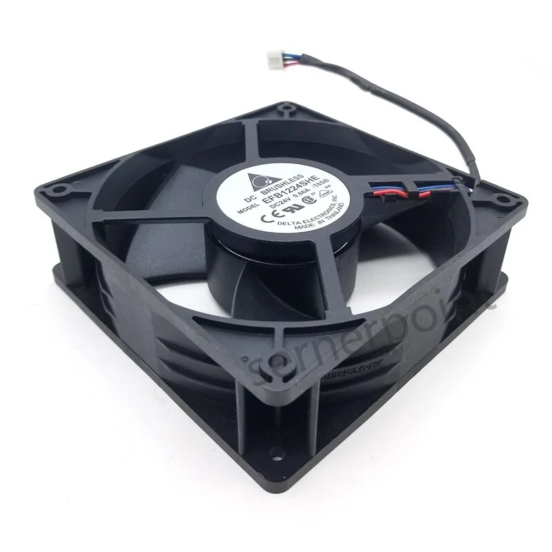 

For Delta EFB1224SHE 24V 0.66A 120*120*38mm 12cm12038 CT Inverter Cooling Fan