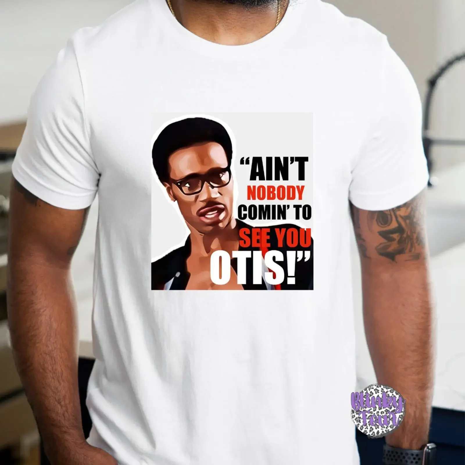 Aint nobody coming to see you OTIS T shirt vintage Washed fashion streetwear Top For Everyday Wear Soft Comfortable Unisex