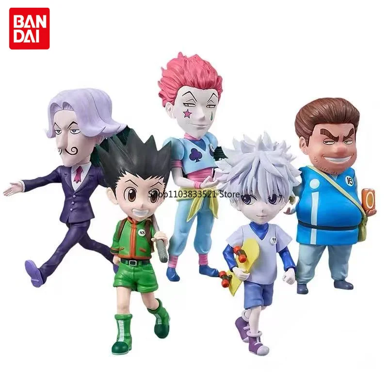 

BANDAI Original WCF HUNTER×HUNTER Killua Zoldyck Hisoka Tonpa Satotz Hunter Exam Action Figure Model Desktop Ornaments