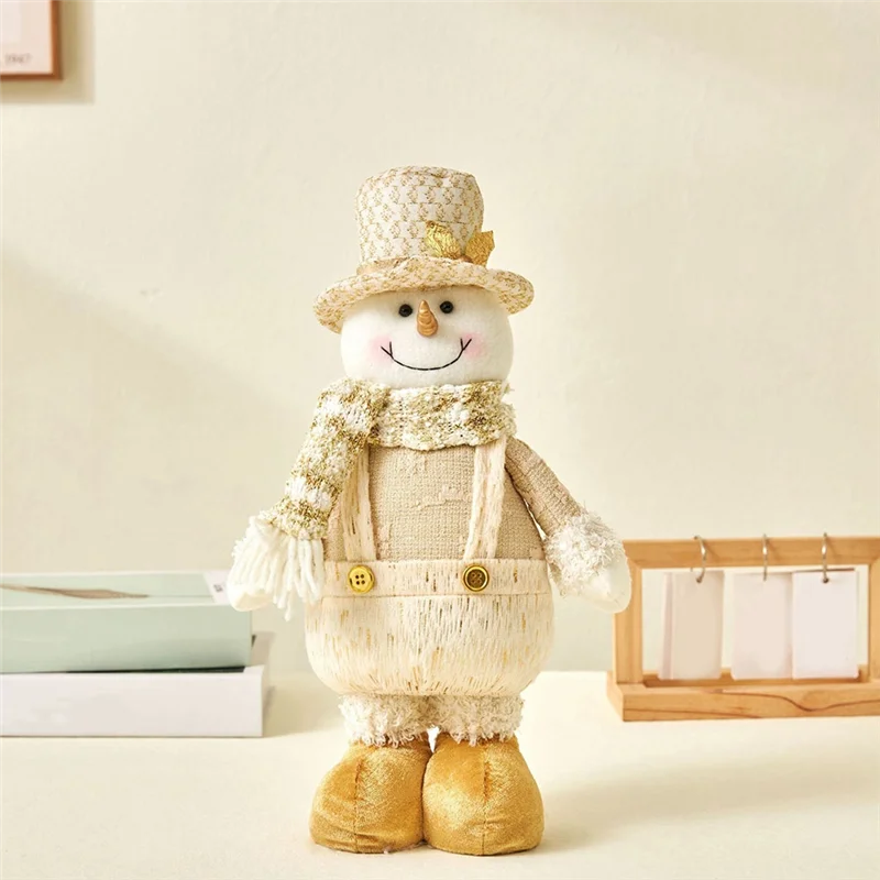 A59E-سانتا عيد الميلاد الدمى الدائمة التماثيل لعيد الميلاد نافذة الديكور عيد الميلاد سانتا الدمى تمثال تزيين في العطلة