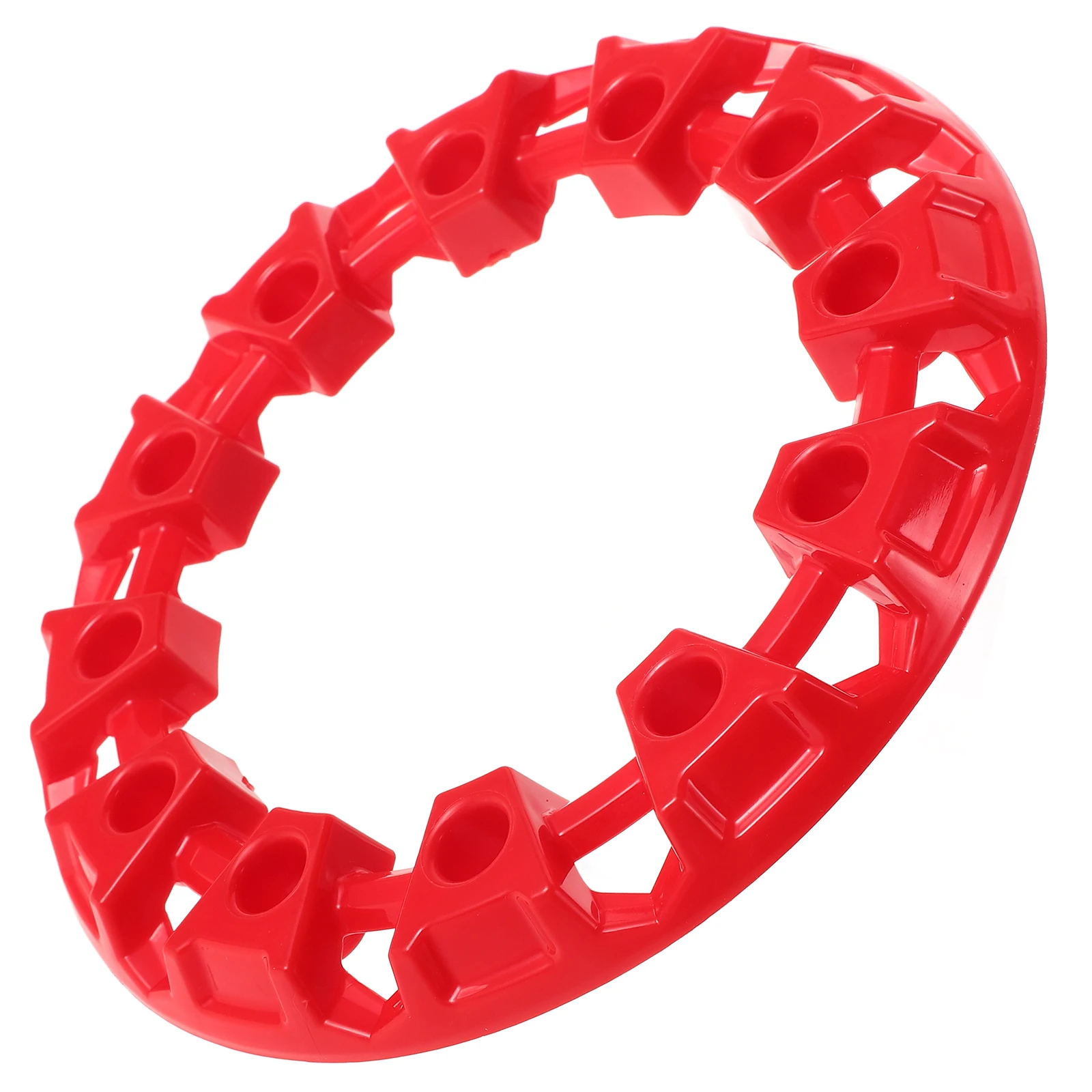 

Red 6 Inch Atv Utv Tire Rim Decorative Hub Cover Stylish Durable Easy Install Auto Wheel Hubcaps For Off Road Vehicles