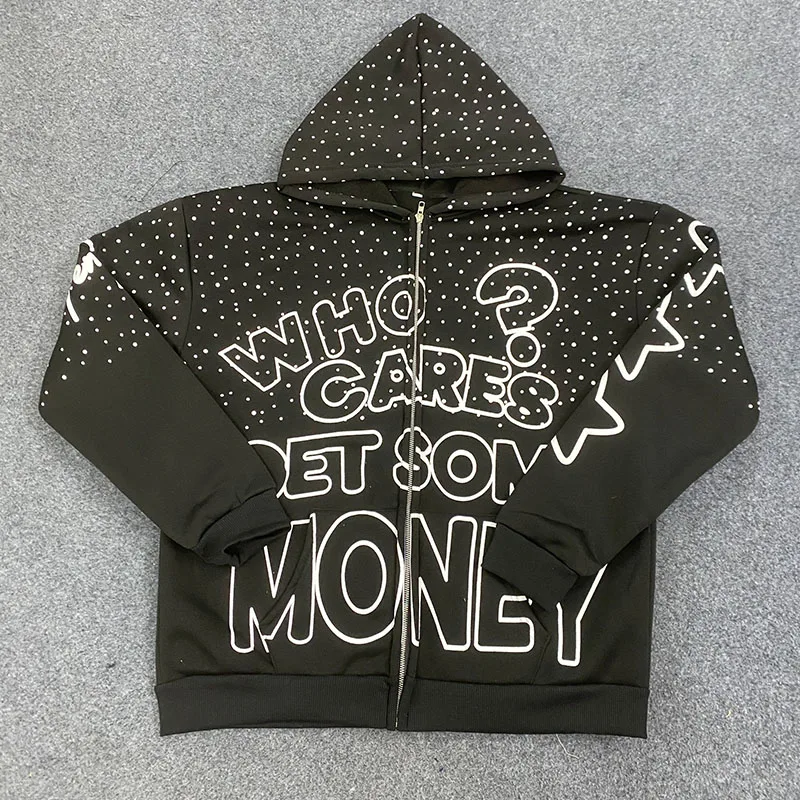 

Осенняя готическая креативная модная индивидуальная женская толстовка с принтом букв в горошек, трендовое уличное пальто в стиле хип-хоп в стиле Харадзюку с длинными рукавами