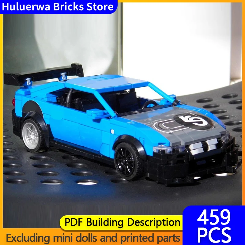 

Популярная киномодель MOC, строительные кирпичи, классический американский мускулистый автомобиль, модульная технология, детские праздничные подарки, сборные игрушки, костюм