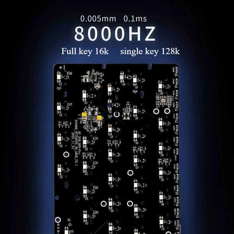H60pro Magnetic Switch PCB Sound Pack Custom 8k Return Rate CF/Alu Positioning Plate GH60 Magnetic Switch Keyboard Accessories