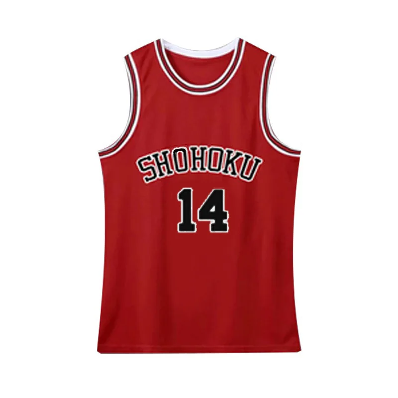 Anime Slam Dunk Shohoku 10 Jersey Vest 3D Print Summer Men Women Outdoor Basketball Uniform Top kid Sleeveless Tank Top Clothing