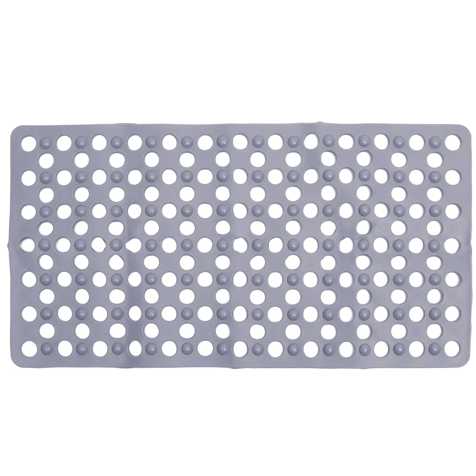 

Non Slip Bathroom Floor Mat Deep Gray Thick Hollow Drainage Pad for Home Shower Bath Tub Hotel Anti Skid Massage Foot Pad