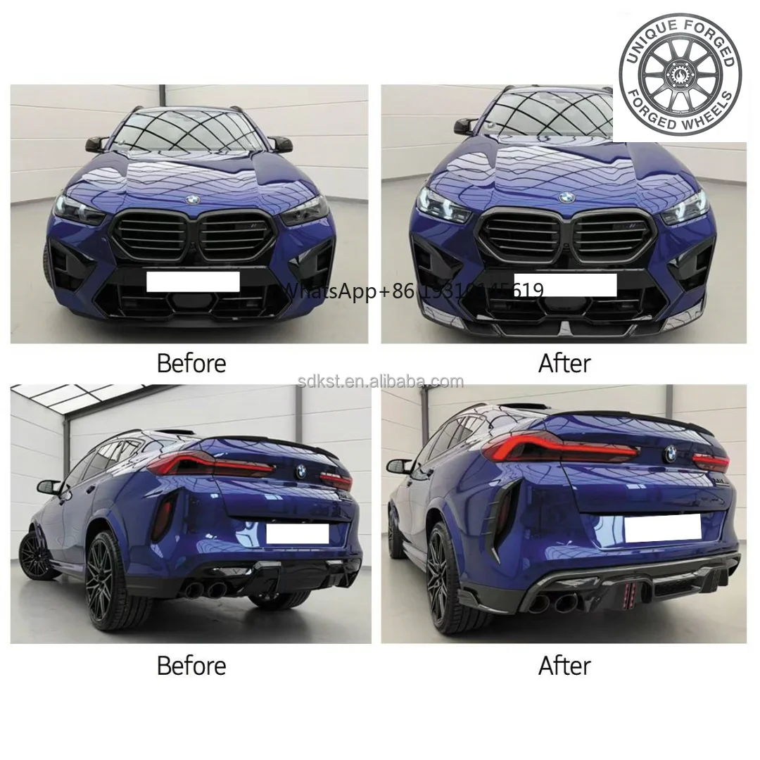 

LD Body Kits for BMW X6M New F96 Late Side Skirt Front Lip Rear Corner Kit 2026