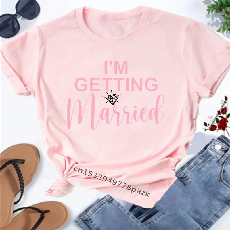We're Getting Drunk Bachelorette Shirts Party favor Shirts I'm Getting Married bride &Bridesmaid t-Shirts Bridal Matching Shirts