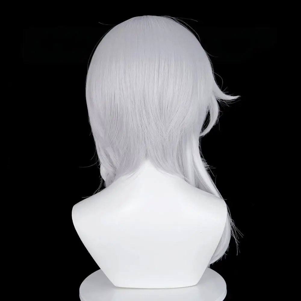 Nouveau jeu 2025 Honkai: Star Rail chiffre Cosplay perruque Cifera argent blanc cheveux longs résistant à la chaleur perruques synthétiques Halloween accessoire