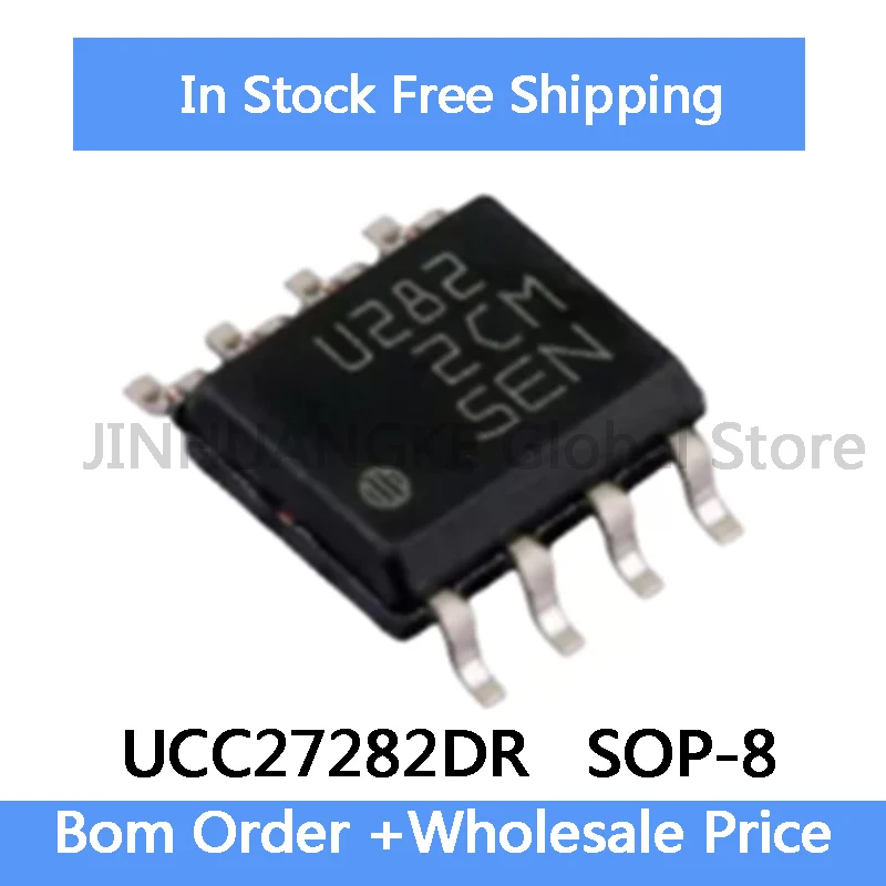 5Pieces UCC27282DR  UCC27282 U282 27282DR SOP-8  IC in Stock Wholesale