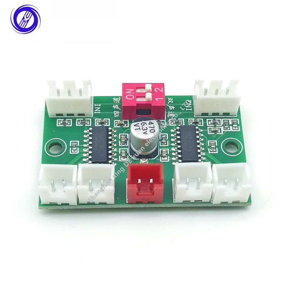 1pcs XH-A156 PAM8403 Digital Power Amplifier Board Module 4*3W Power 4 Channel Mini Audio Amplifier Module