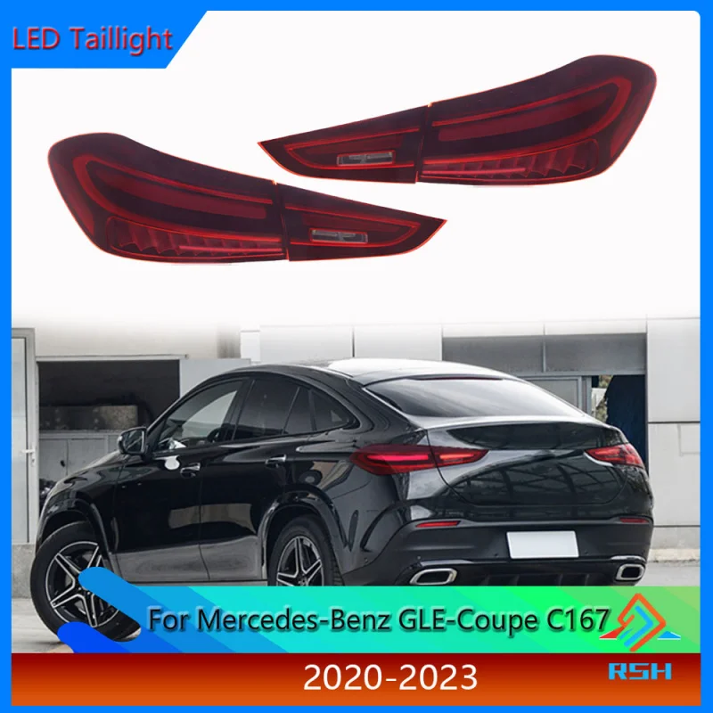 

For Mercedes-Benz GLE-Coupe Taillight Assembly 2020-2023 C167 Modified New LED Driving Light Streamer Turn Signal Plug And Play