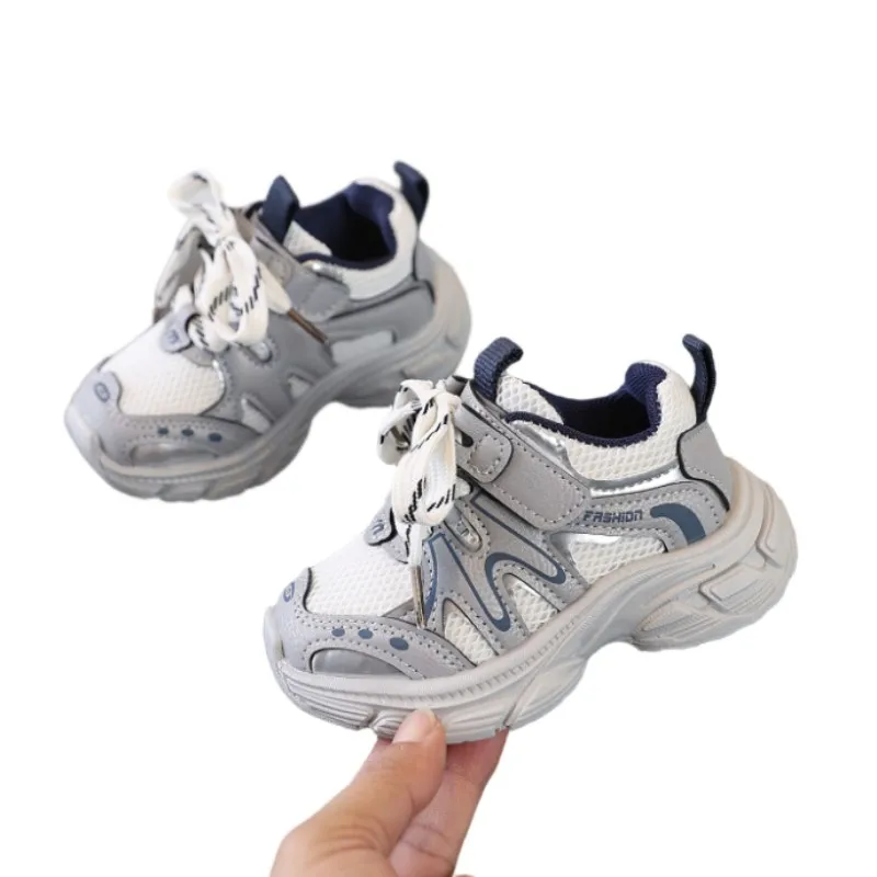 

Детская обувь из искусственной кожи, дизайнерские детские кроссовки, эргономичные кроссовки для девочек на мягкой подошве, нескользящая спортивная обувь, обувь для малышей