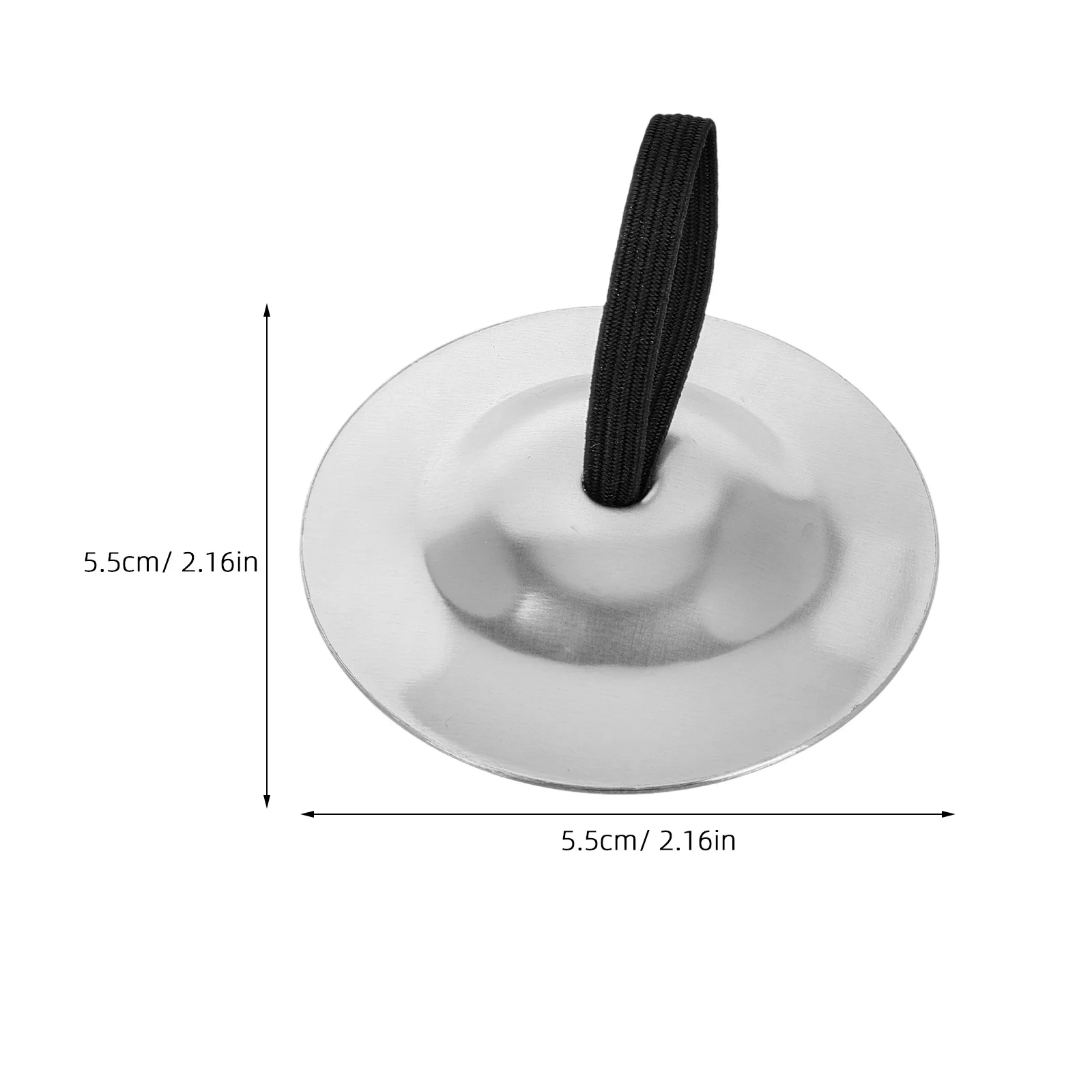 2 أزواج من الصنج للأصابع للرقص الشرقي صنج يدوي صغير من النحاس مع أربطة مرنة قابلة للتوسيع لموسيقى أداء الرقص