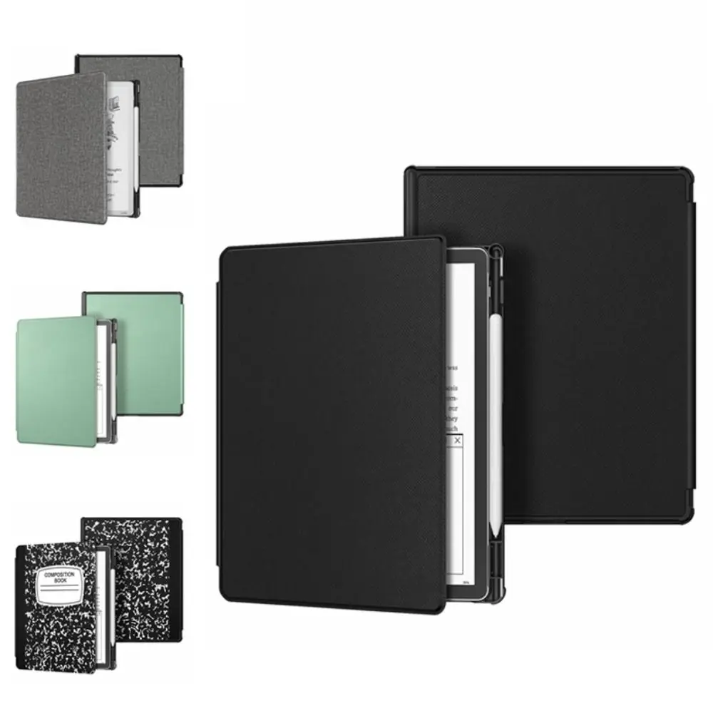 Funda Magnética con Función de Activación/Suspensión Automática, Funda de Cuero PU Resistente a Golpes para Lector de Libros Electrónicos Kindle Scribe Colorsoft B/W 2025 de 11 Pulgadas