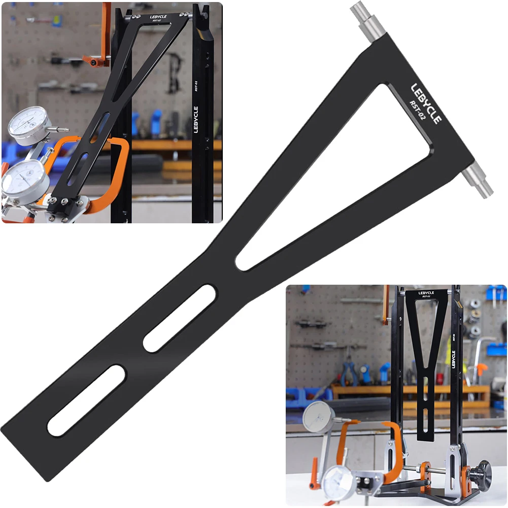 Portable Bike Correction Gauge Cycling Accessories Bicycle Ring Adjusting Table Calibration Corrector for Wheel Rim Truing Stand