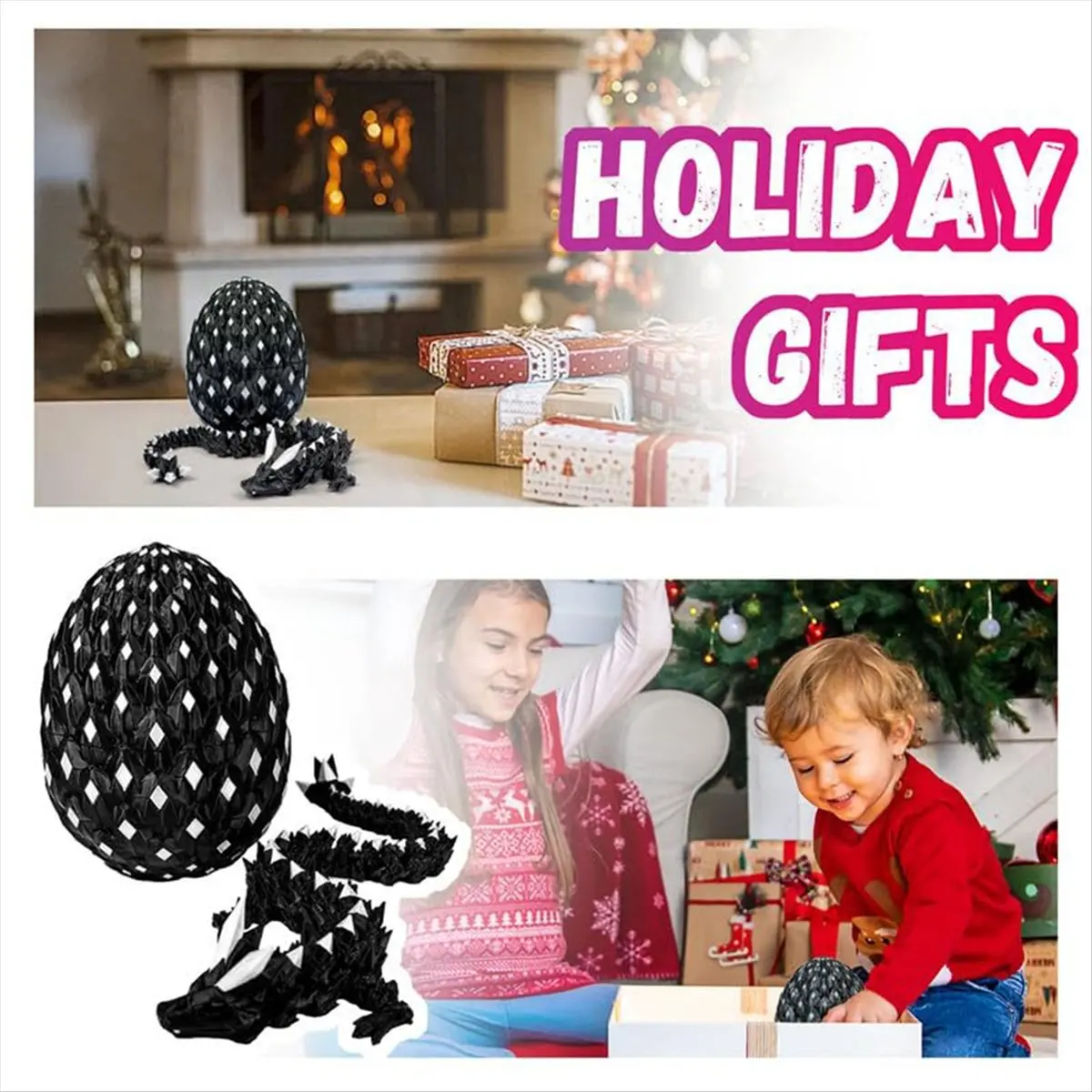 

Загадочное светящееся в темноте яйцо дракона с 3D-принтом, игрушка на палец динозавра, хрустальная фигурка дракона, яйцо дракона с 3D-печатью