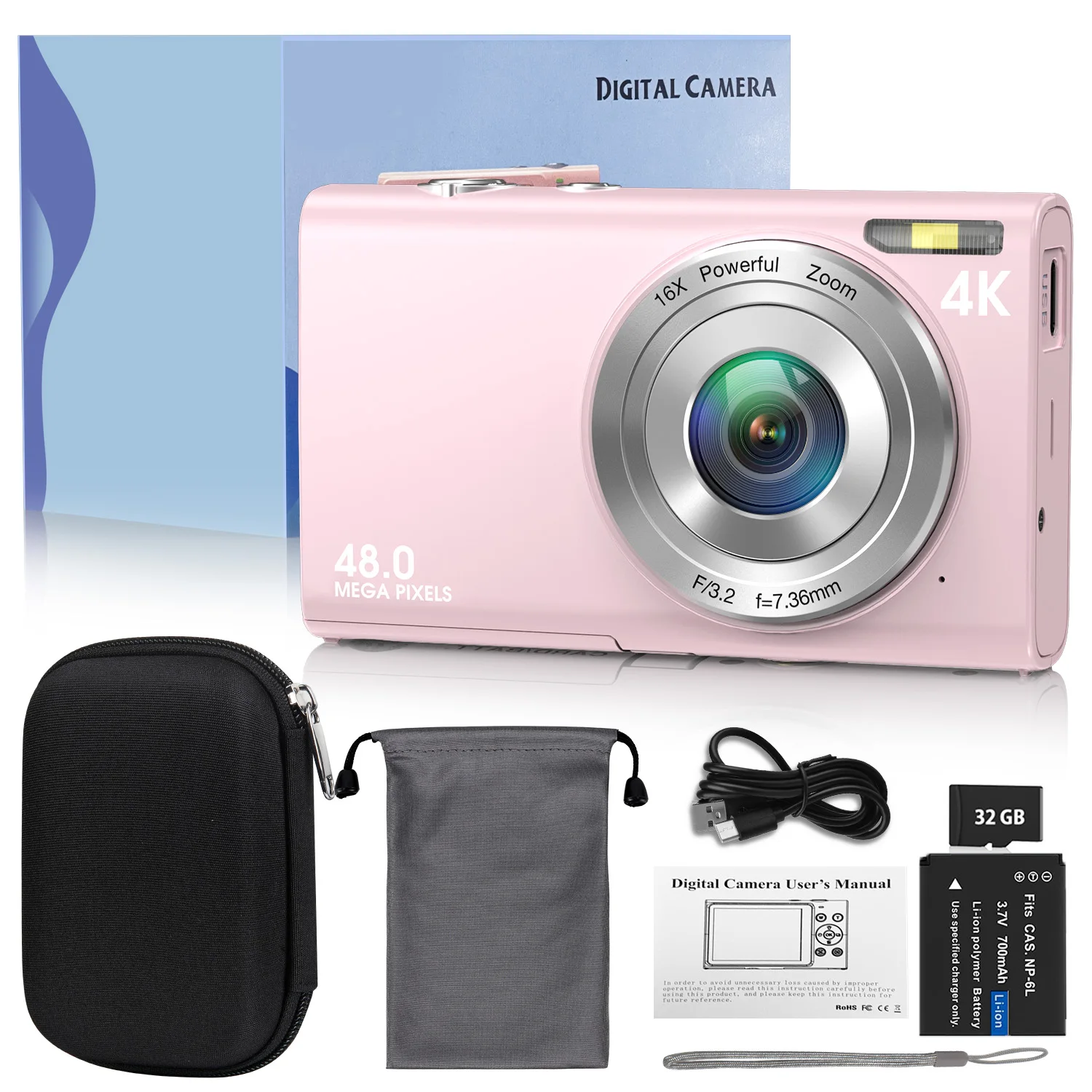 4K Digital Camera A… - image