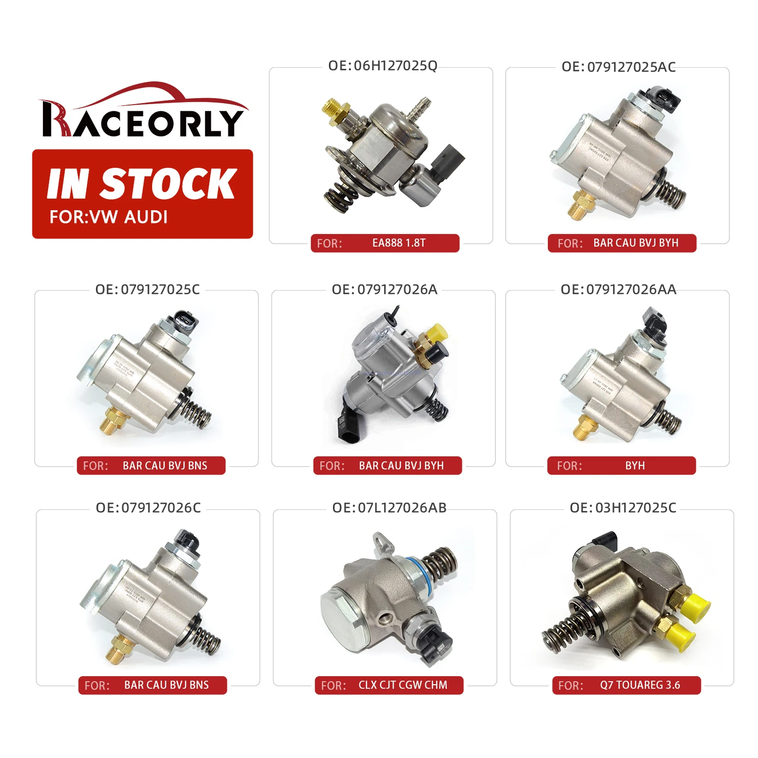 交換用自動車エンジン部品燃料ポンプおよびスペアパーツ 03C 127026 C03C 127026 D03C 127026 E03C 127026 G03C 127026 J for EA111 1.4T