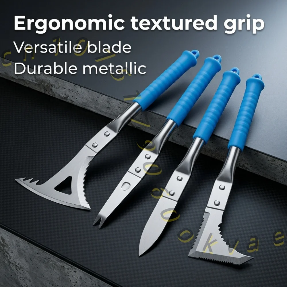 Multi-functional Weeding Sickle with Saw Edge: Effortless Lawn Care, Harvesting Tool, Pruning Saw & Grafting Knife