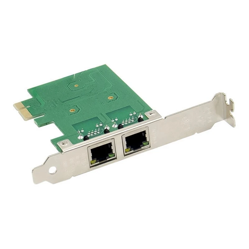 2 RJ45 Port PCIe X1 Dual Gigabit Realtek 8111F+Intel ASM1082e Chipset filter PCI-E Computer Lan Network Card 1000M