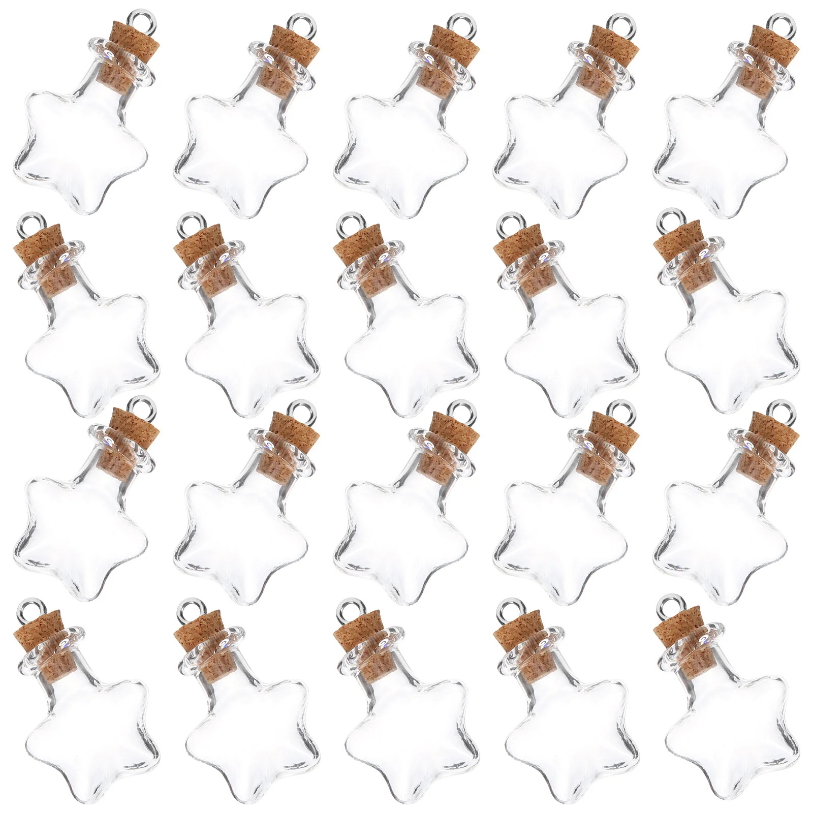 

30Pcs Wishing Bottles Glass Drift Bottle Hanging Storage Jar Decorative Small Corked DIY Bottle Wish Jar Spell Bottles