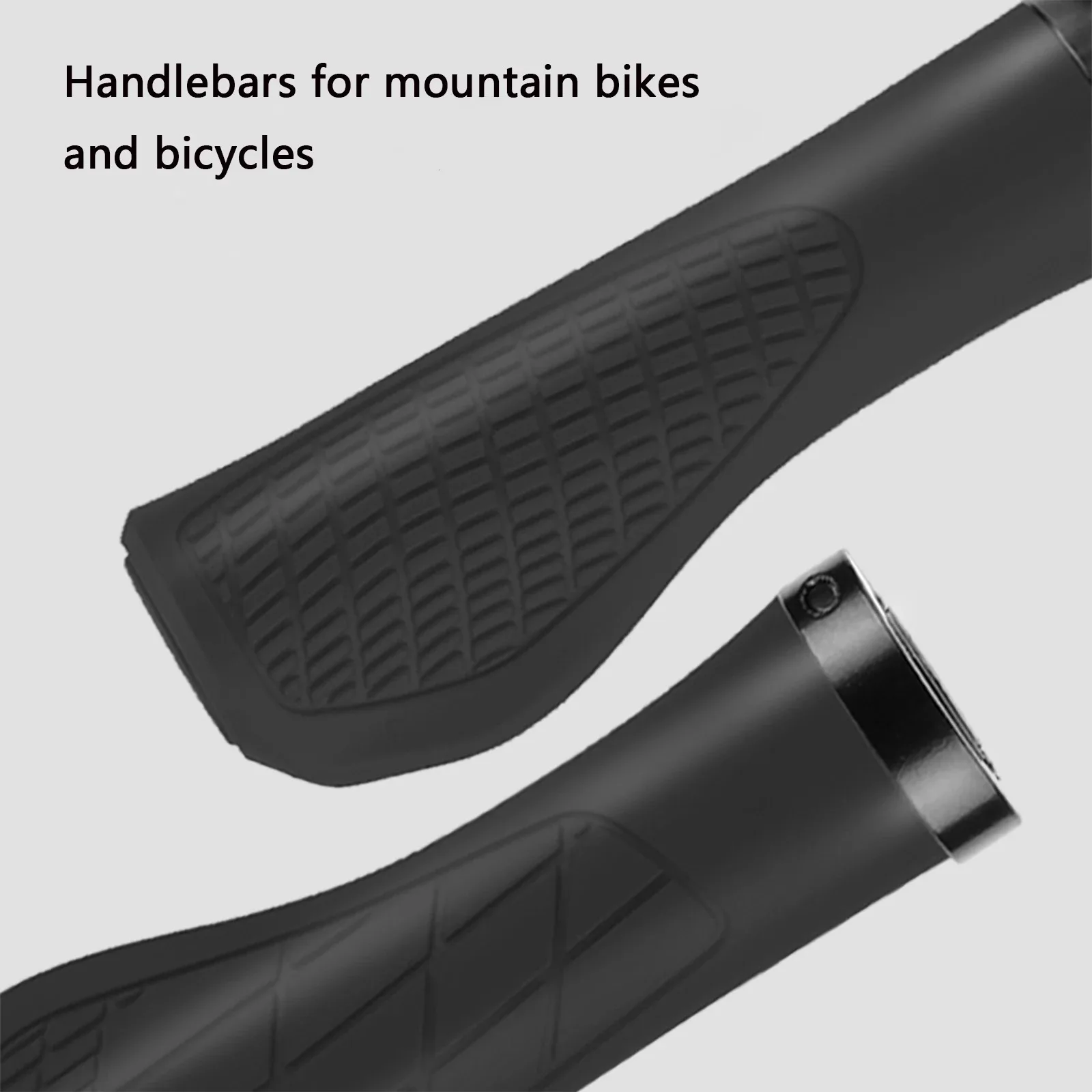 Set Ultra-light Cycling Bike Mountain Bike Folding Handlebar Set Non-slip Grip Bike Side Lock Handlebar Set