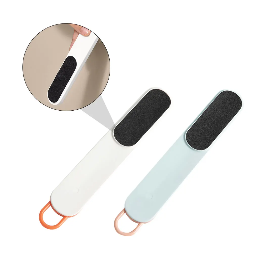 

2PCS Foot Callus Grinder Pedicure Tool ABS Durable Wear Resistance Home Professional Feet Care Salon File Brush Nail File