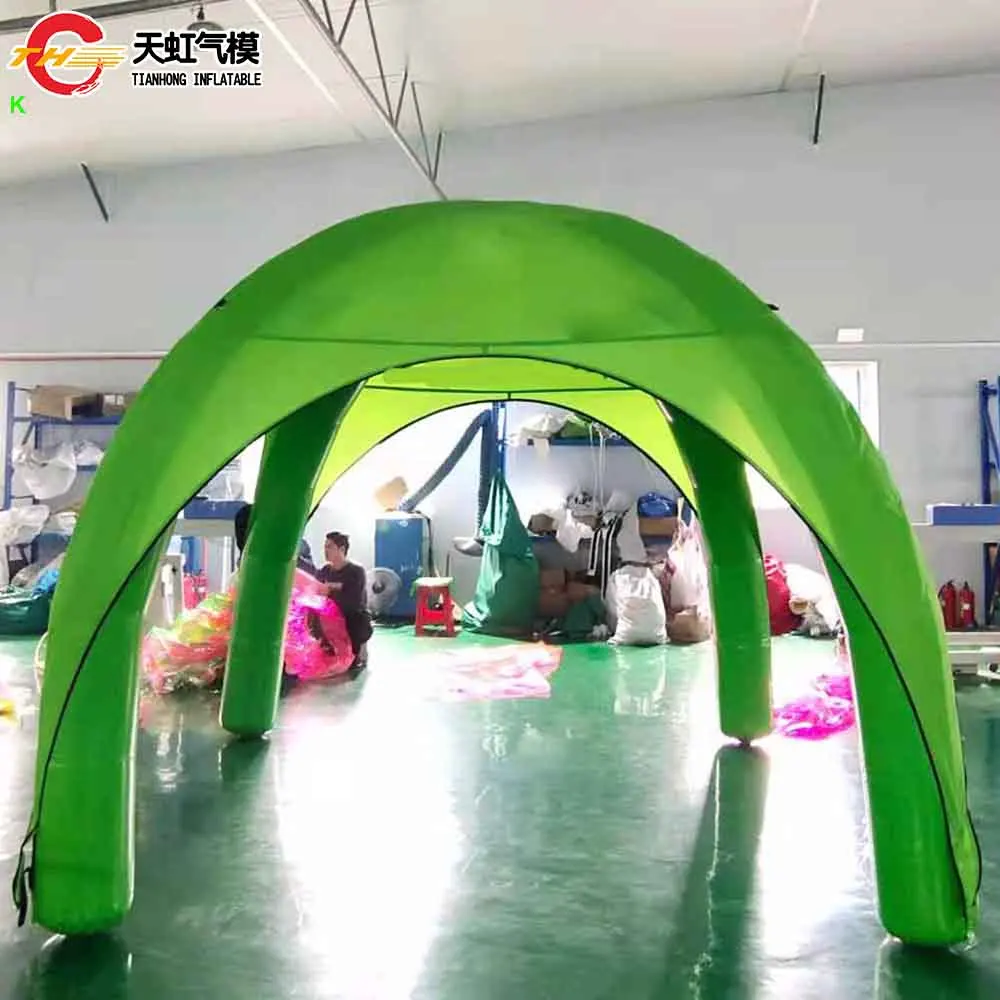 Custom Made Air Tight Inflatable Spider เต็นท์โฆษณาเชิงพาณิชย์เต็นท์สนามหญ้าพองพร้อมปั๊มลม