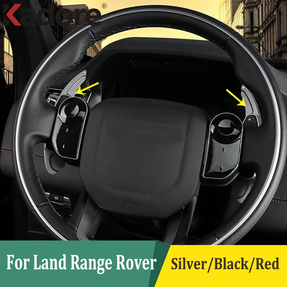 For Land Range Rover Evoque Discovery Sport/Jaguar XF XE Aluminum Steering Wheel Paddle Shift Gear Extension Shifter Accessories