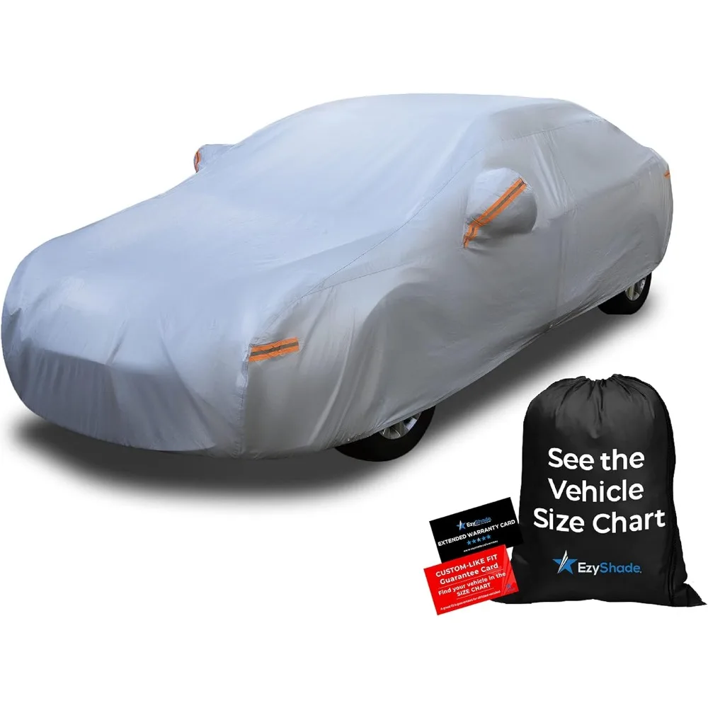 

10-Layer Waterproof Car Cover All Weather Protection for Sedan Hatch SUV Outdoor Full Exterior Rain Sun Shield Size A5