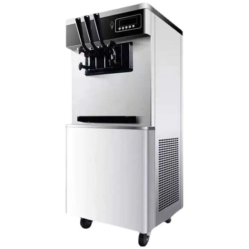 

Ice cream machine commercial stall, small vertical automatic ice cream machine