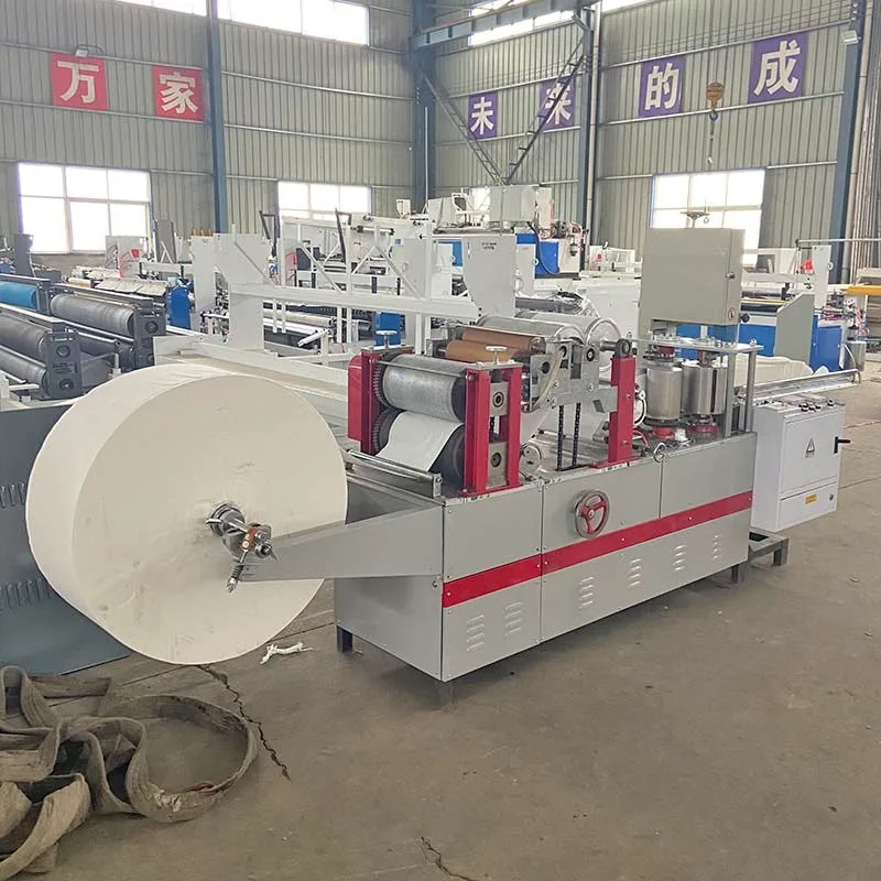 V Folding Napkin Paper Folding Machine High Speed Napkin Processing Equipment for Tissue Workshop Production