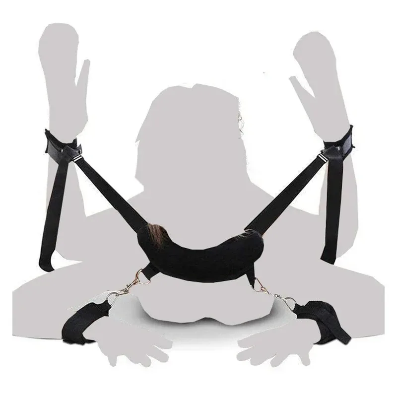 قيود الزوجين BDSM تسخير الساقين المفتوحة مفرشة ألعاب مثيرة لعشاق ملزمة الأشرطة الجنس يمزح تعادل الساقين اكسسوارات الكبار