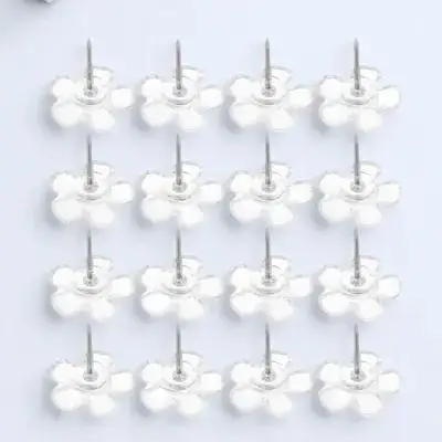 100 pezzi puntine da disegno in plastica trasparente puntine da disegno per lavagna mappa puntine accessori per bacheca elementi di scorrimento per bacheca in sughero