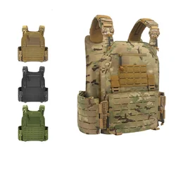 IN STOCK Quick Detachable Light Laser MOLLE Cut Tactical Vest Black Gear To Carry Military Tactical Vest Combat vest Outdoor CS