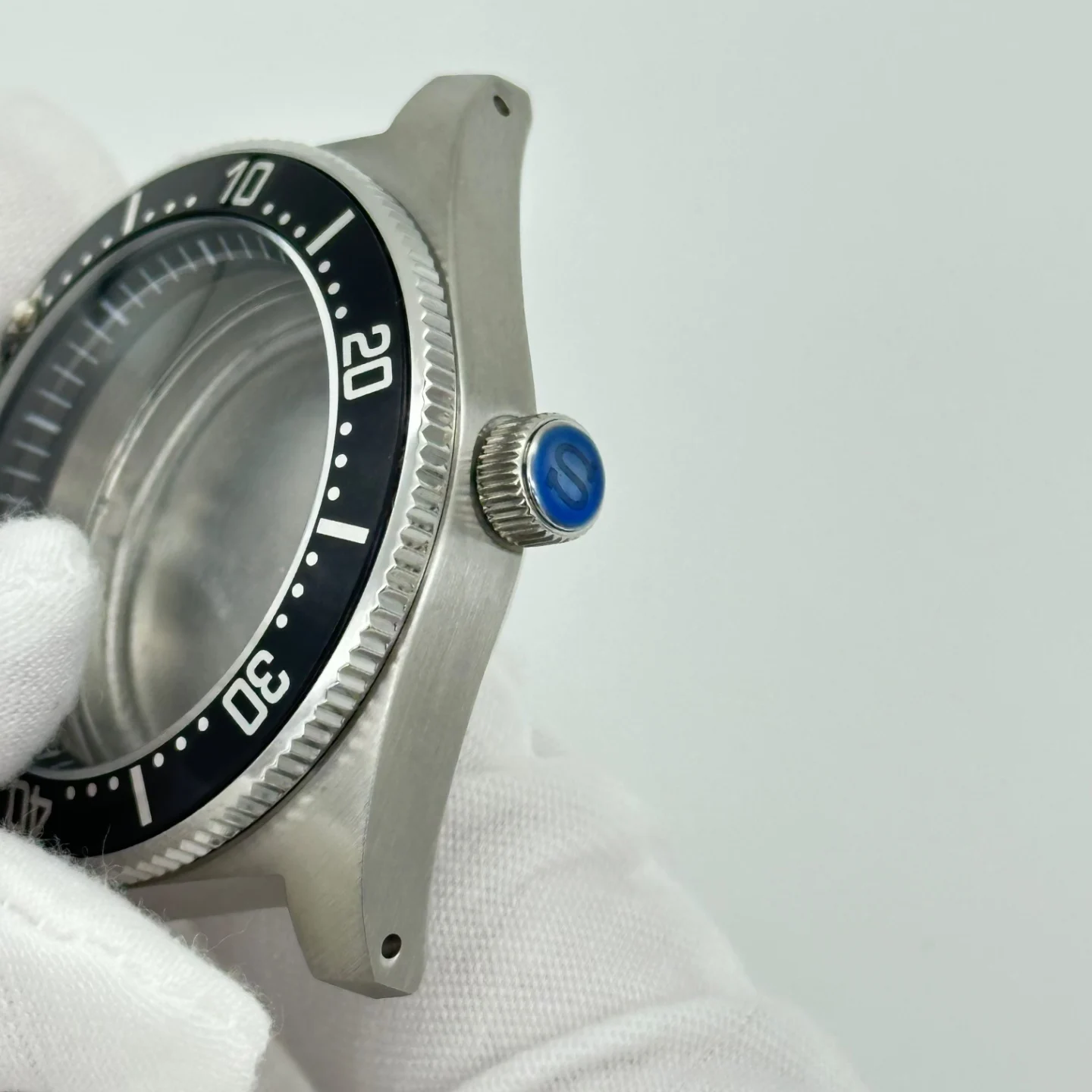 40mm改造機械式時計ケースシリコンバンドセット（NH35/NH36/NH38ムーブメント対応）