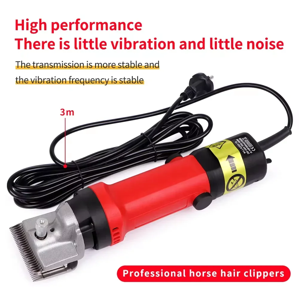 Portable Wireless 6-speed Electric Horse wool shears Machine Rechargeable Electric Clipper Trimmer Scissors Hair Clipper Horse